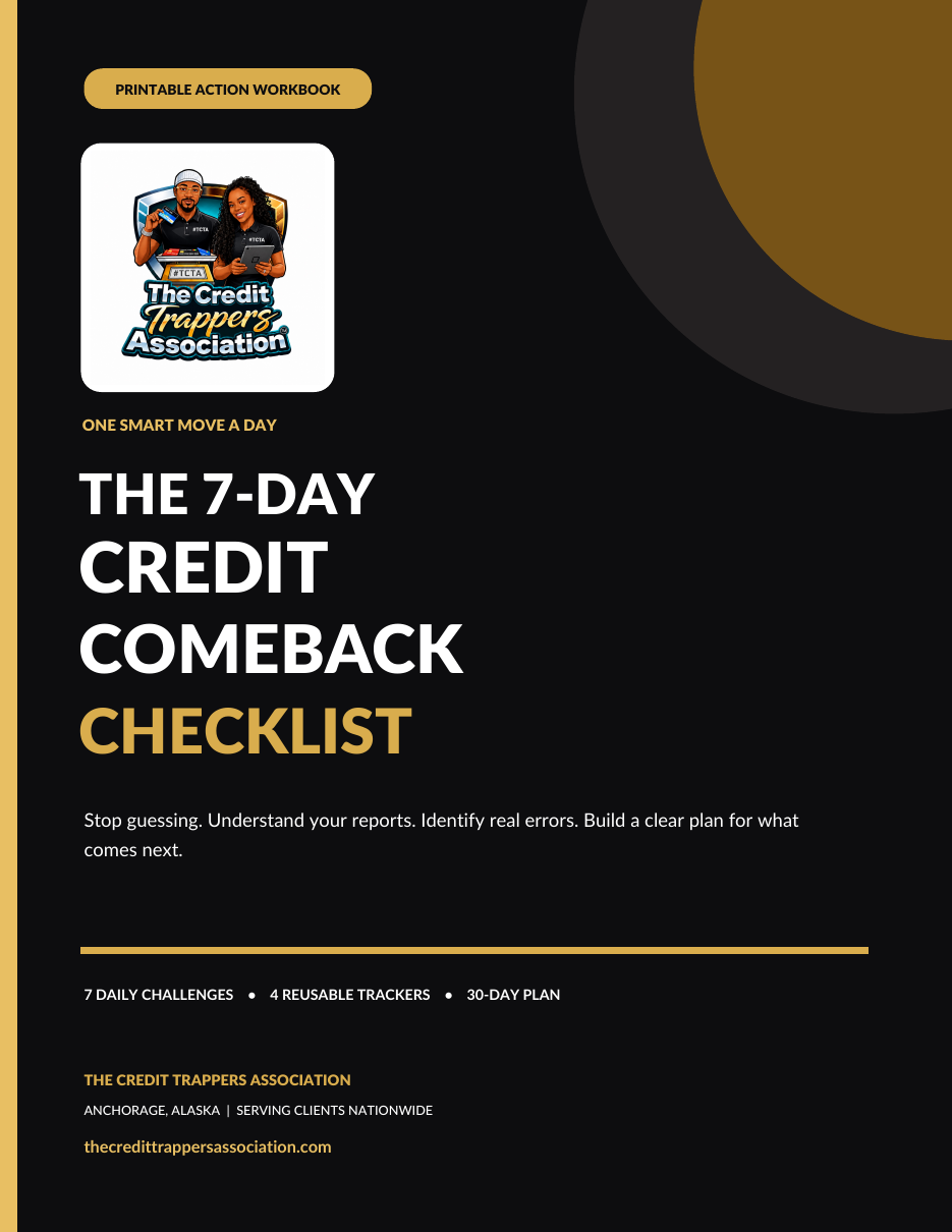 The 7-Day Credit Comeback Checklist cover